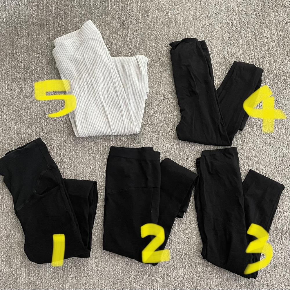 Mama maternity 5 pants bundle